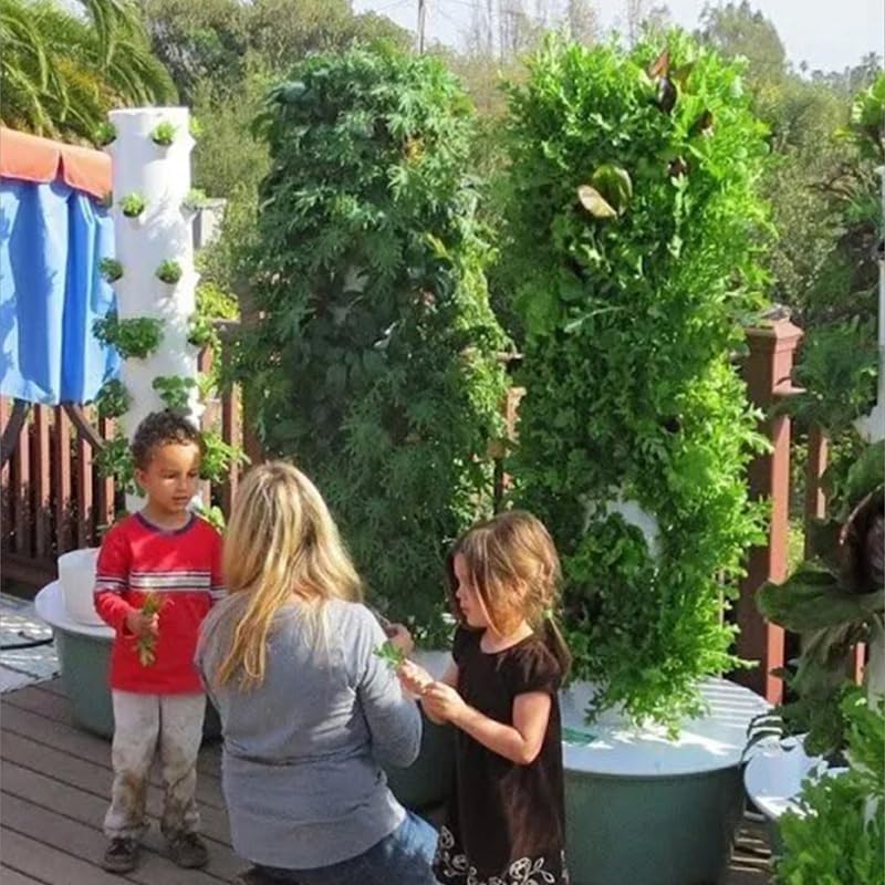 Torre de Cultivo Hidropónico V - Vertical Planter Tower reseña y precio